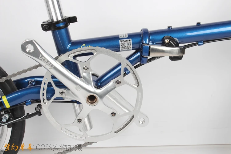 Fnhon FCG1609 складной велосипед 16 дюймов Minivelo CR-MO сталь V тормоз 9 скоростей городской Commuter велосипед для Shimano Shift ретро досуг BMX