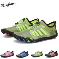 couple outdoor wading shoes beach breathable quick drying swimming shoes non slip wear resistant fitness training sports shoes