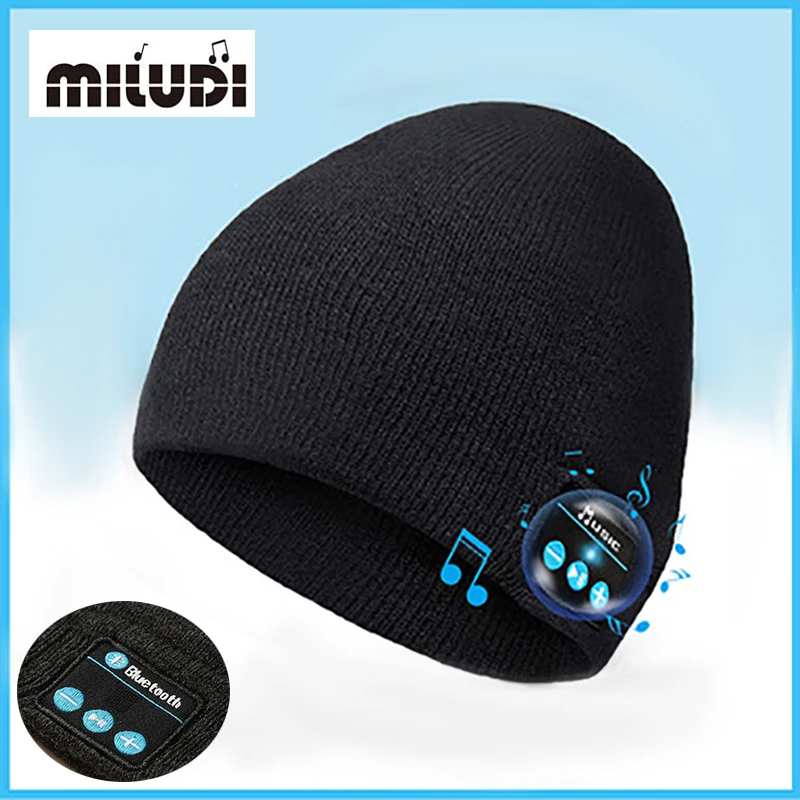 

Music Hat Headphones Bluetooth Earpieces Wireless Earphone With Mic Sport Earbuds For Samsung Huawei Redmi Iphone Gaming Headset