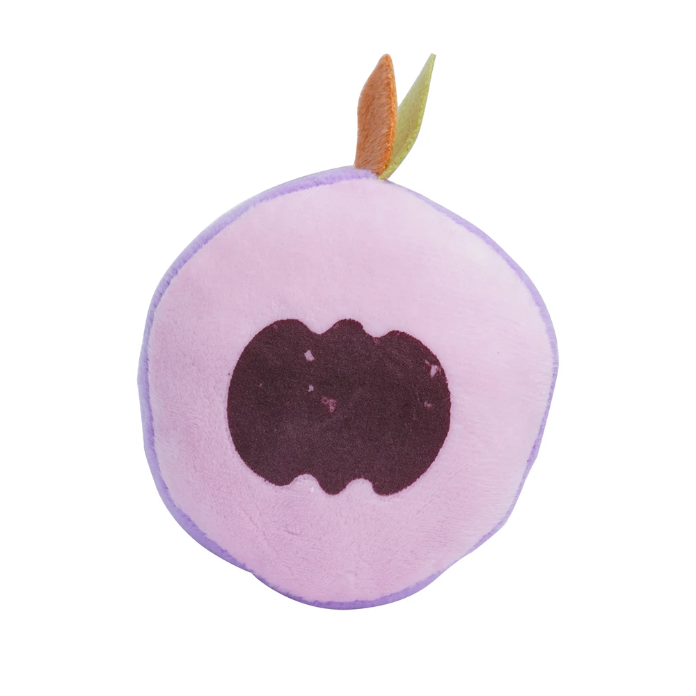 

Мангостин, фруктовый дизайн, плюшевые вокальные игрушки, собака, кошка, Интерактивная тренировочная Жевательная чистка зубов, щенок, малень...