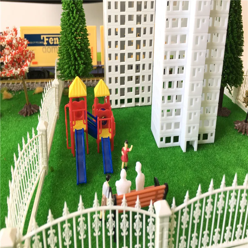 100 шт. 1:50 миниатюрные фигурки из АБС-пластика | Игрушки и хобби