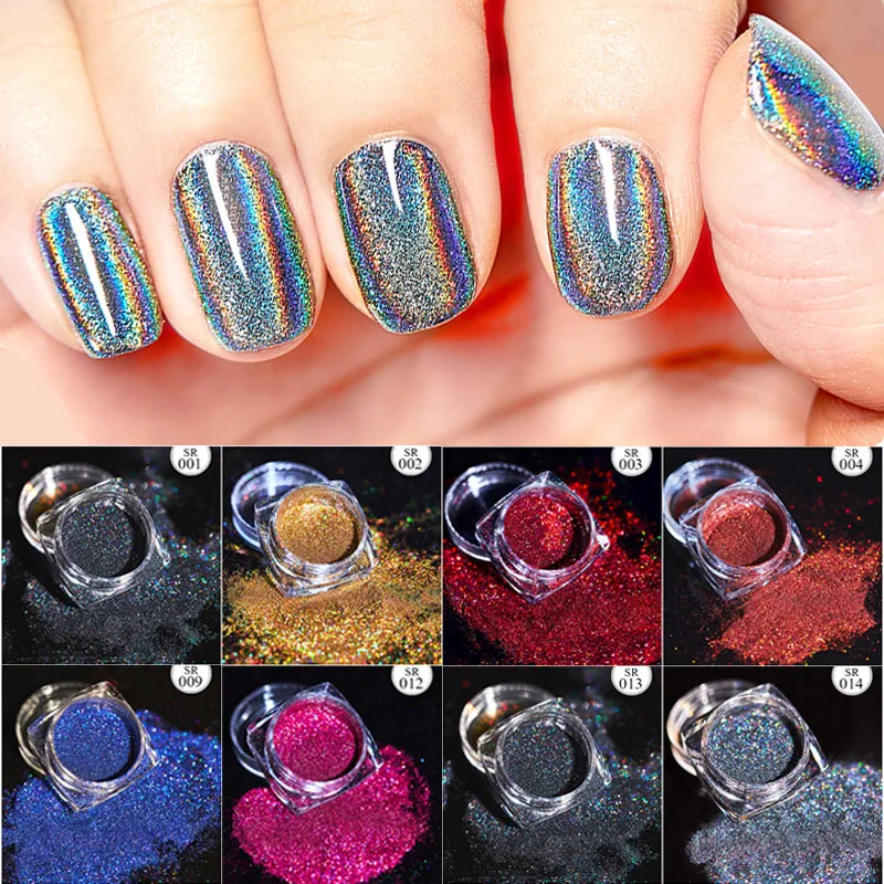 1 г волшебный зеркальный блеск для ногтей Dip порошок Сияющий хромированный