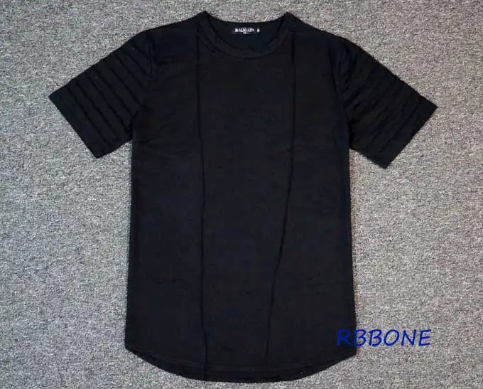 Летняя крутая удлиненная короткая футболка hippfandi 2020 Мужская модная Байкерская Tyga