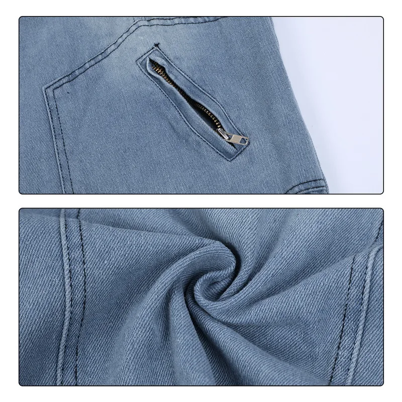 CYSINCOS 2020 новая мужская куртка модная повседневная тонкая синяя джинсовая с