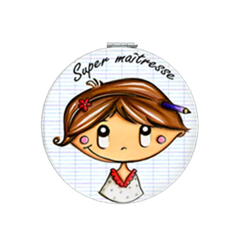 

Youhaken Merci Maitresse Super Maitresse makeup mirrors Round Compact mirror fairy Mirrors best women gfit 2019 CT319