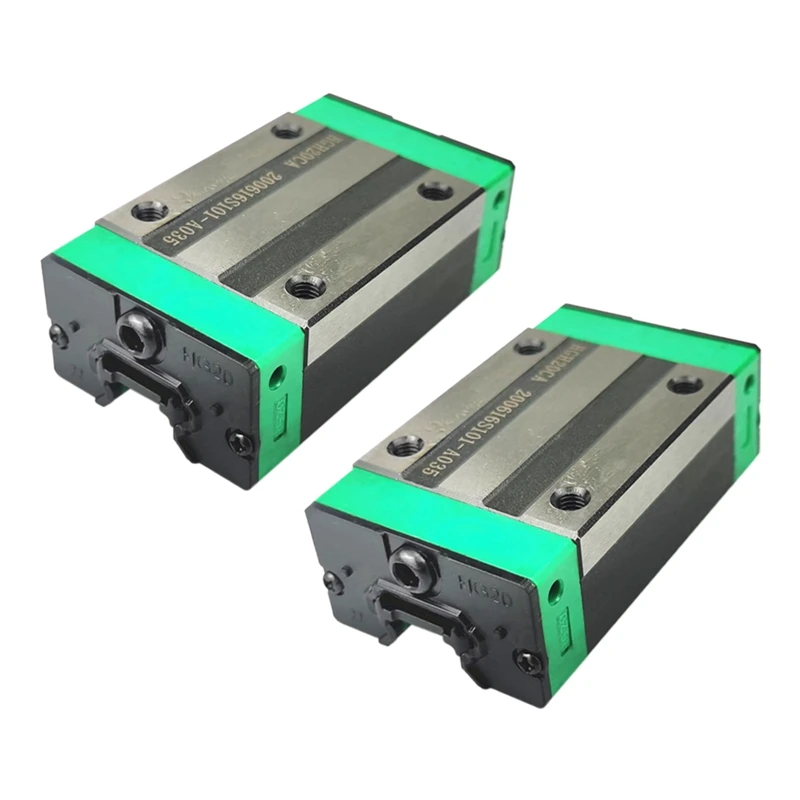 

2Pcs HGH20CA Linear Guide Rail Slider, HGR Linear Guide CNC Diy Parts for Linear Guide