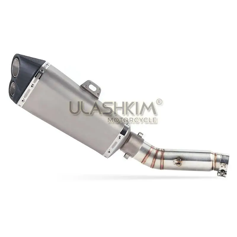 Выхлопная труба глушителя для мотоцикла средняя без шнуровки HONDA CBR400 CB500R CBR500R
