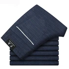 Брюки мужские в клетку, рабочая одежда, Стрейчевые модные облегающие повседневные штаны, Брендовые брюки, весна-осень 2021