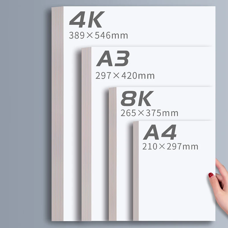 

50 Sheet A4 Proffessional Thicken 300g Marker Paper Sketch Painting Marker Paper For Drawing Coloring Paper Art Supplies