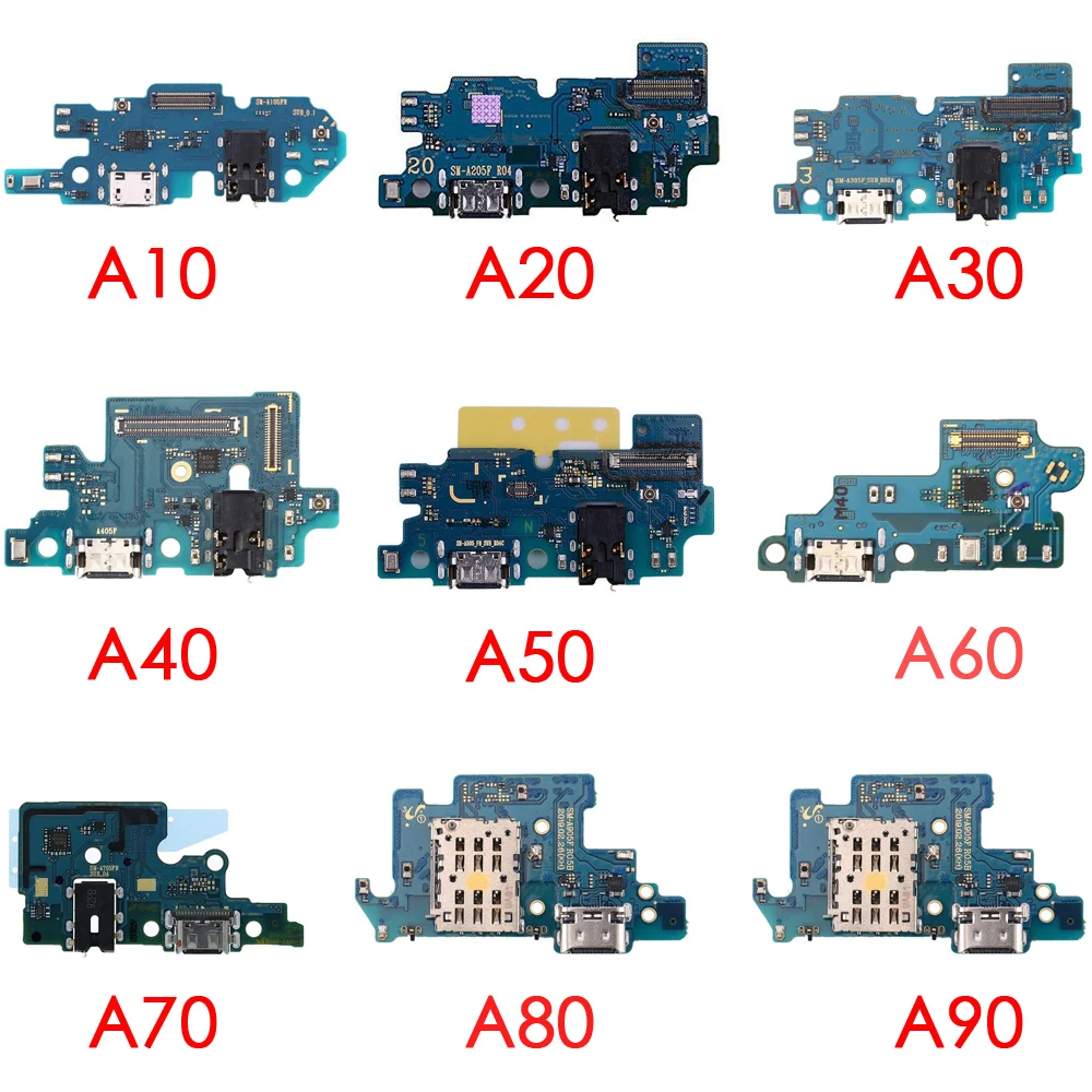 

USB Charging Dock Port Flex Cable Part for Samsung Galaxy SM- A10 A20 A30 A40 A50 A60 A70 A80 A90 A105 A205 A305 A405 A505 A605F