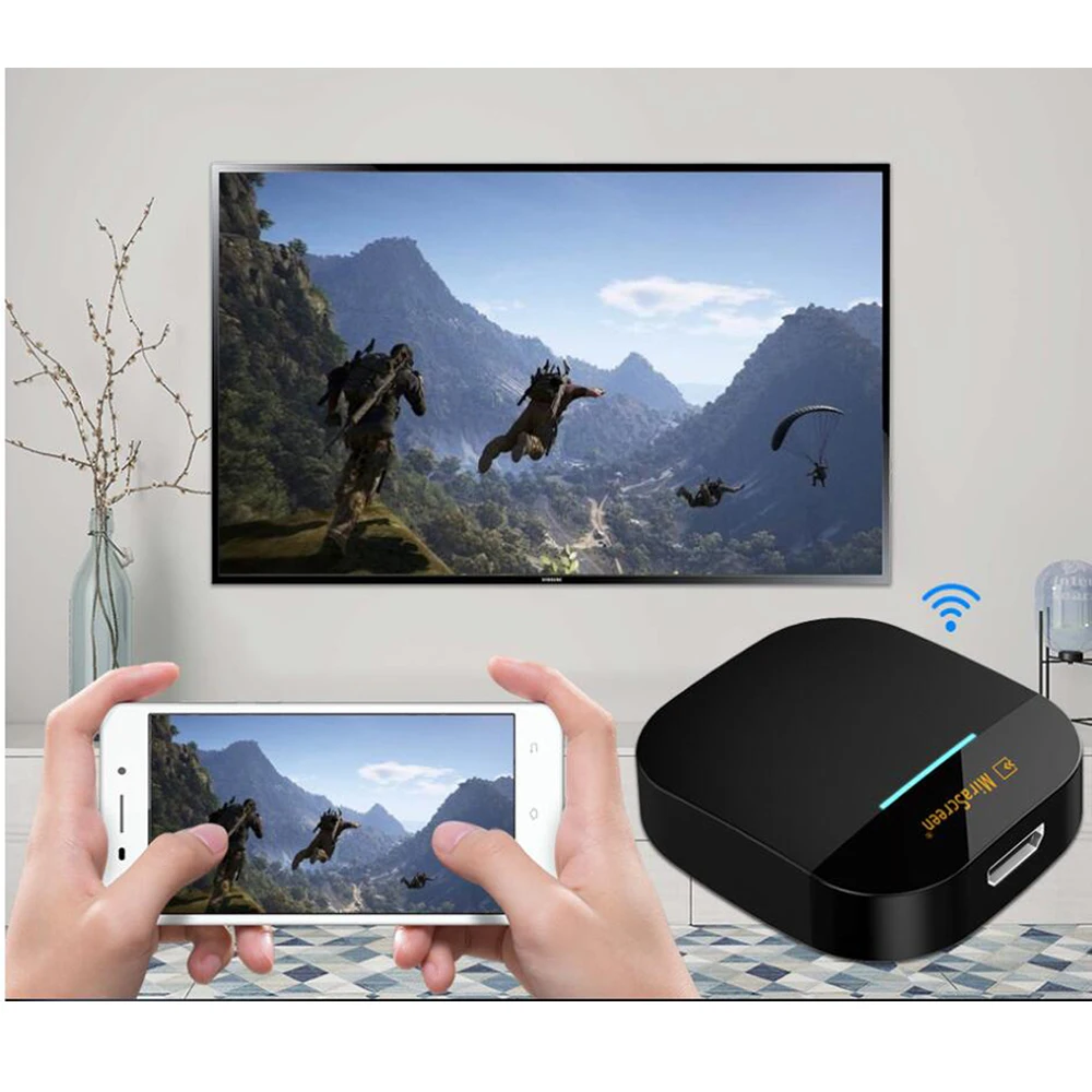

G5 MiraScreen TV Stic 4K HD AM8268 Wireless WiFi Display HDMI Dongle Receiver 1080P Miracast Airplay Mirroring to HDTV Projector