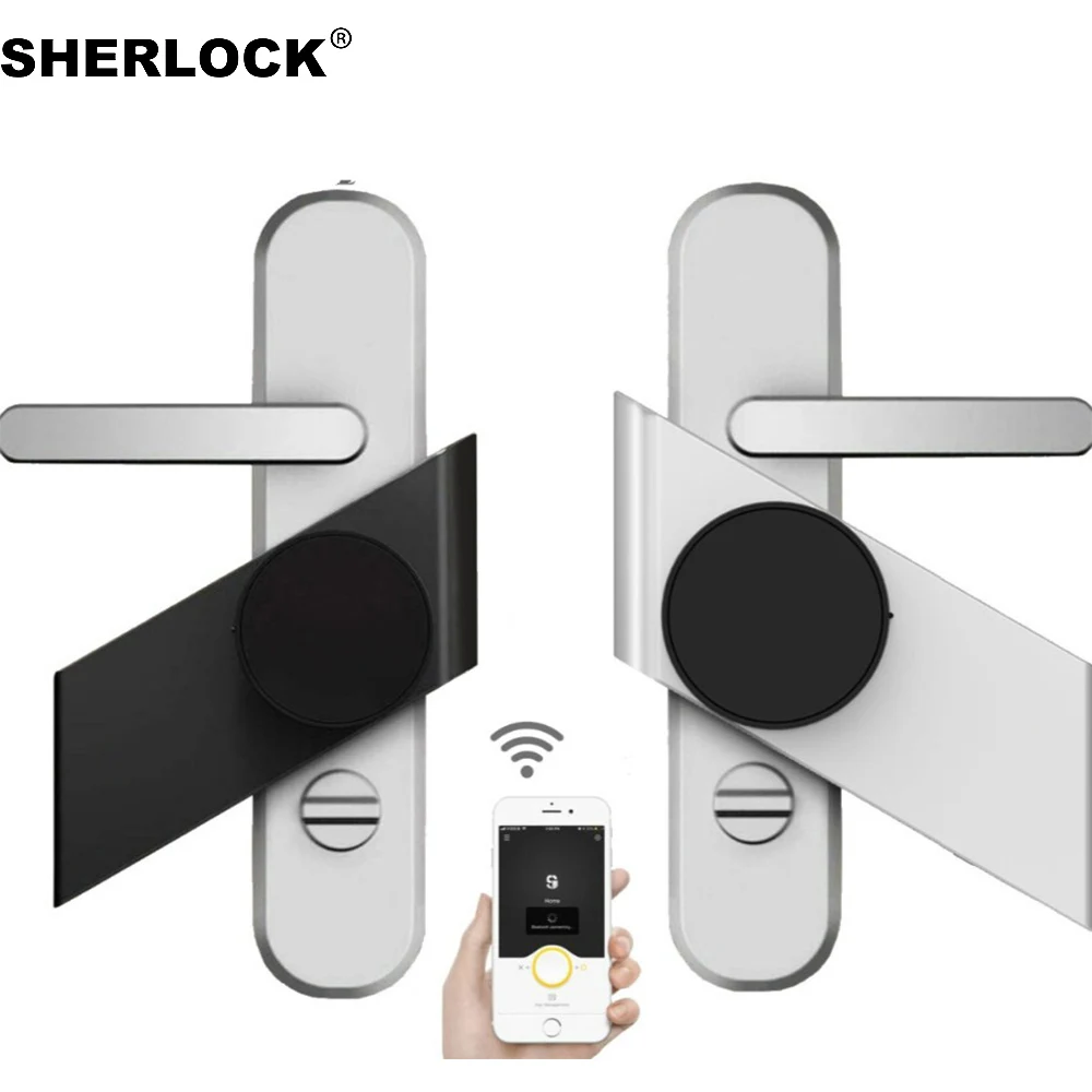 Умный дверной замок S3 Sherlock с 2 кнопками Bluetooth в наличии без ключа поддержкой