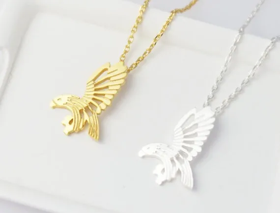 

30PCS/lot Fashion birds necklace Classic The eagle wings necklaces for women