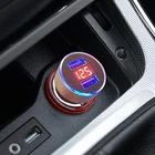 3.1A мини-usb зарядное устройство для авто с контрастным Зарядное устройство для автомобиля с двумя портами USB для телефона Зарядное устройство адаптер для BMW m3 m5 e46 e39 e36 e90 e60 f30 e30 e34 f10 e53 f20 e87 x3 x5