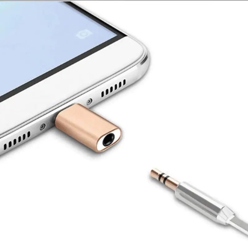 Портативные адаптеры для наушников с разъемом AUX типа C на аудио USB 3 5 мм|Комплекты