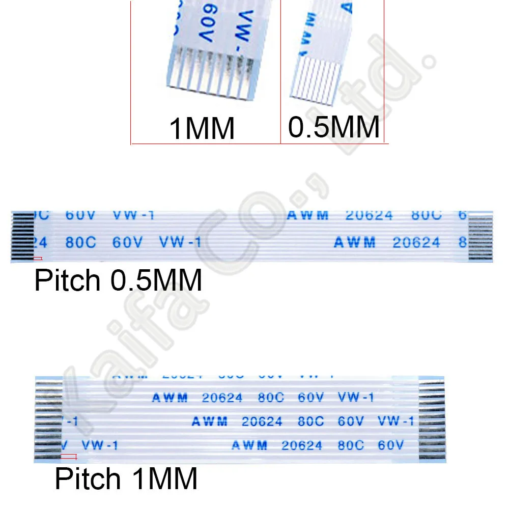 Кабель Гибкий FFC FPC AWM 20624 80C 60 в VW-1 мм 10 шт. 14P длина 6 см-40 см 15 20 25 плоский гибкий