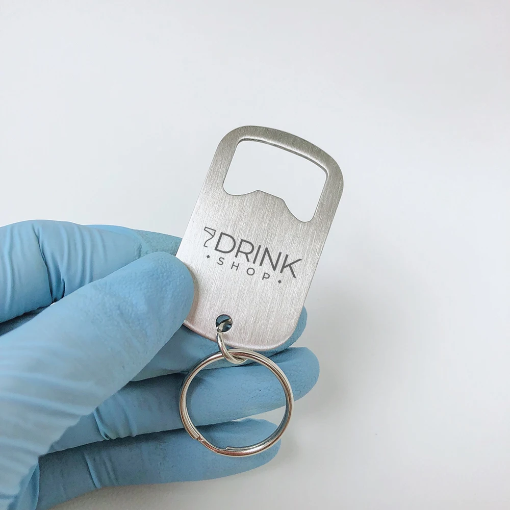 Заказной металлический брелок из нержавеющей стали открывалка для пивных