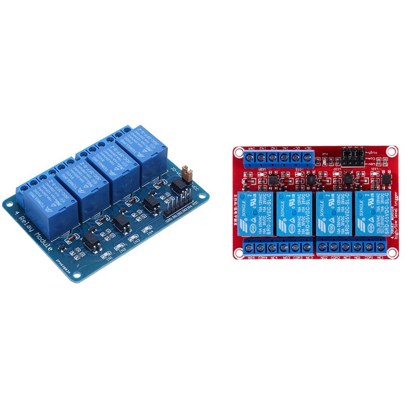 1 шт 5V 4 канальный Релейный Модуль & шт. 5В уровень с триггером оптико изолятор