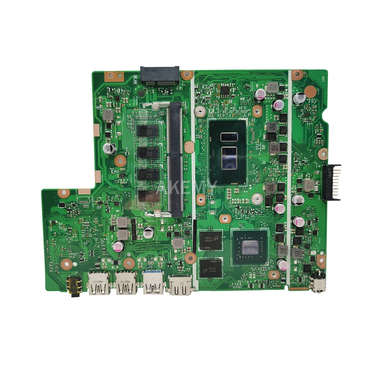 akemy x540ub laptop motherboard for asus x540ub x540uv x540ubr original mainboard 8gb ram i7 7500u v2g 90nb0im0 r00050 free global shipping
