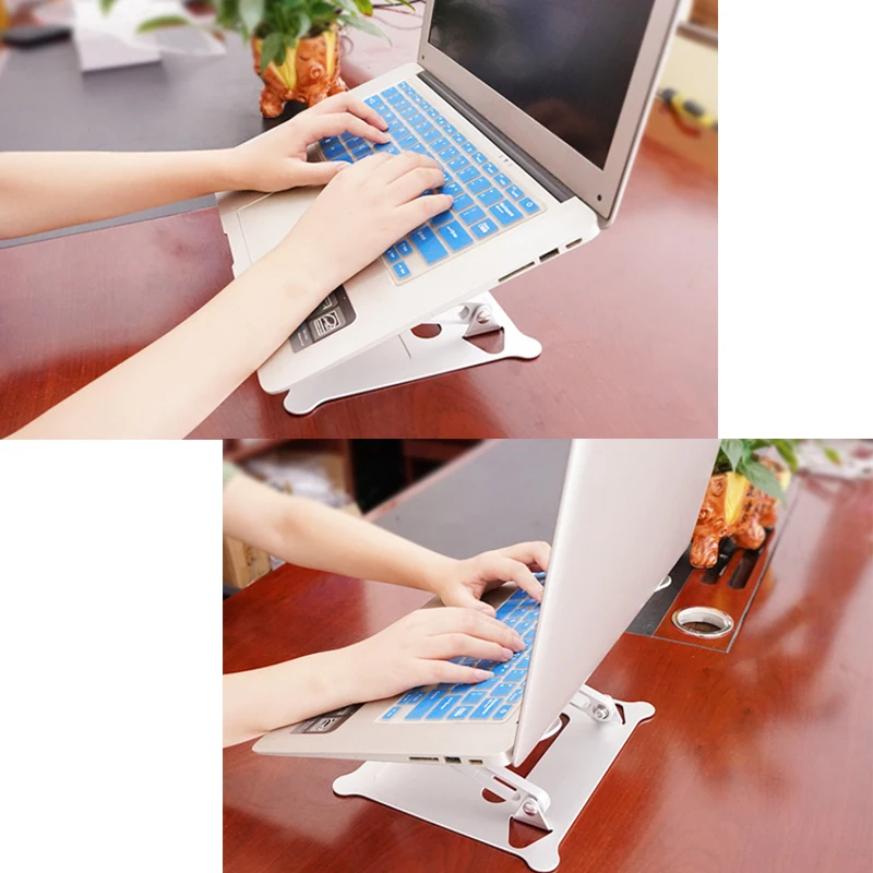 Регулируемая подставка для ноутбука из алюминиевого сплава складной