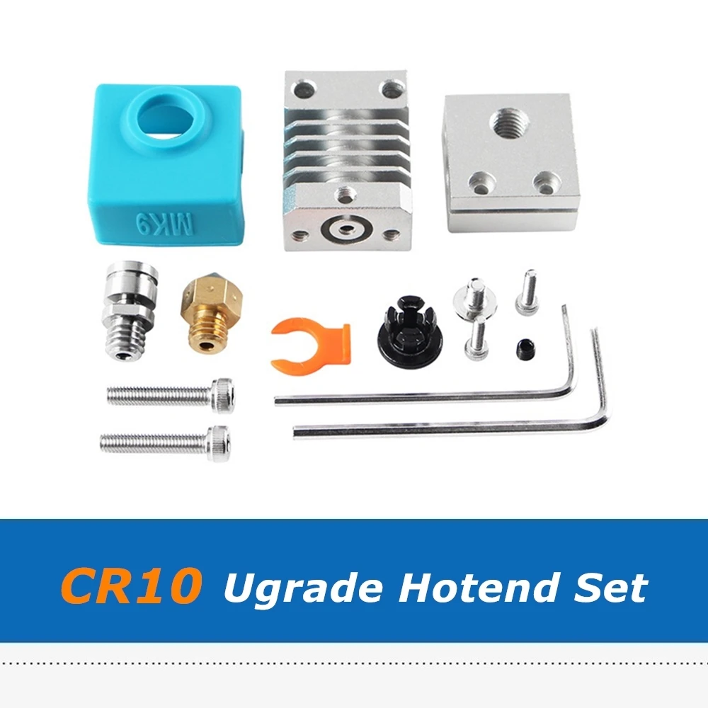 cr10 all metal hotend extruder kit 0 4mm mk8 nozzle printing head set for creality ender 3 cr 10s micro swiss 3d printer parts free global shipping