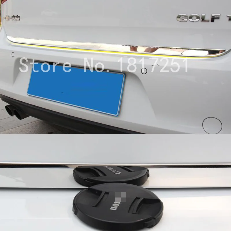 Дверная наклейка для VW Golf 6 MK6 Volkswagen отделка задней двери из нержавеющей стали