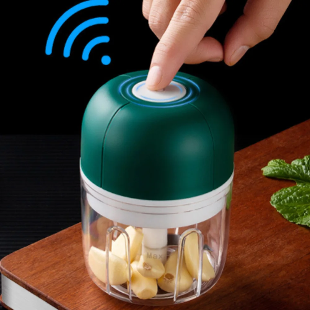 

Mini Meat Grinder Baby Complementary Food Mixer Grinding Wireless Electric Garlic Press Household Portable Meshed Garlic Device