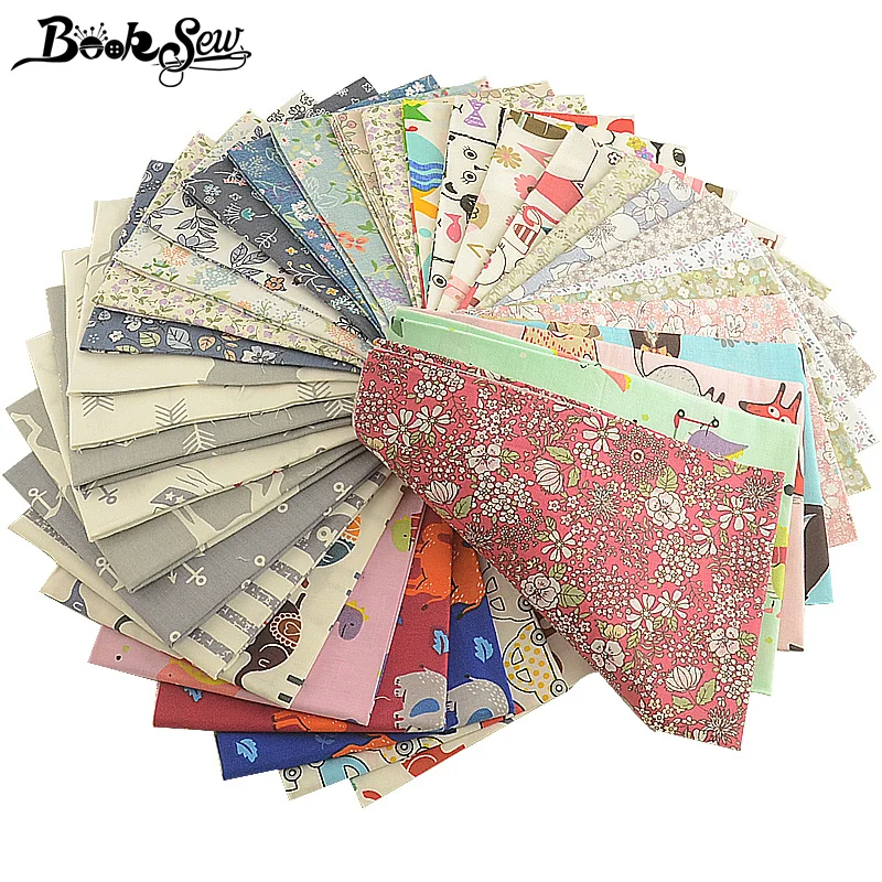 

Хлопковая ткань с цветами Booksew, милый дизайн аниме, стеганый Tecido, шитье, Рождественская ткань, лоскутное ремесло, постельное белье