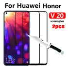 2 шт. для Huawei Honor v20 View 20 полное покрытие закаленное стекло Защита для экрана Honor V 20 View20 защитная пленка honorv20 Стекло 9h
