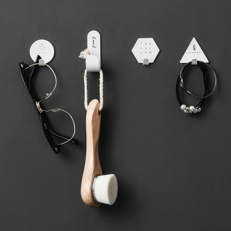 4 шт./компл. Nordic Творческий кованого железа крюк домашний декоративный крючок