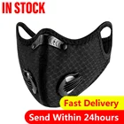 В наличии хлопковая маска для лица с активированным углем PM2.5 и фильтром с активированным углем, защитная маска для косплея на Хэллоуин