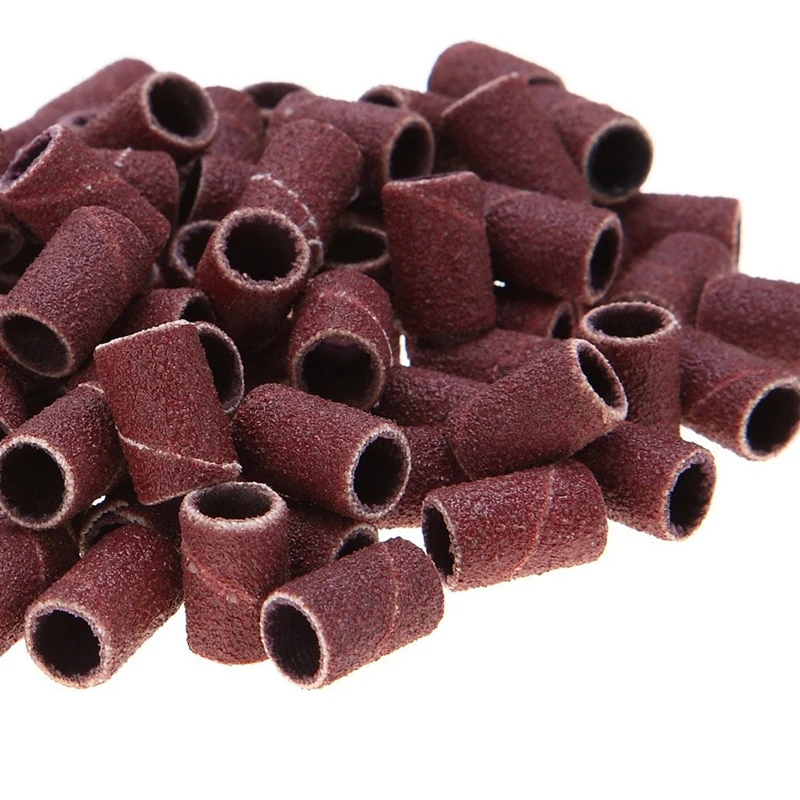 

500Pcs Abrasive Belt Professional Manicure 180 Grain Electric File Sand Block Set