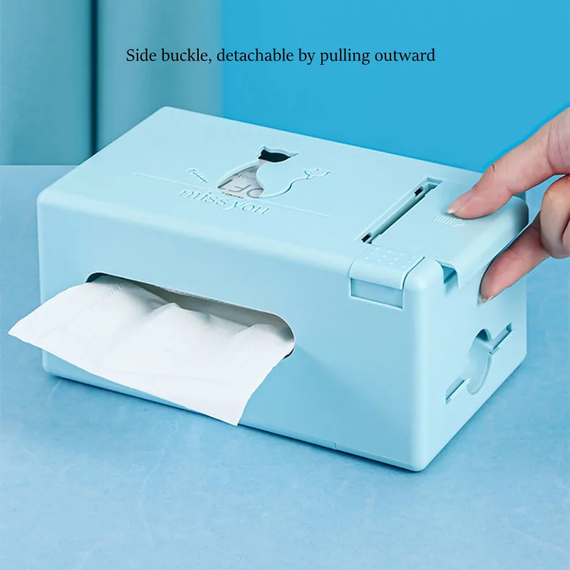 

Два в одном, семейный контейнер-дозатор и бумажная коробка для салфеток, домашняя гостиная, настольное украшение для хранения