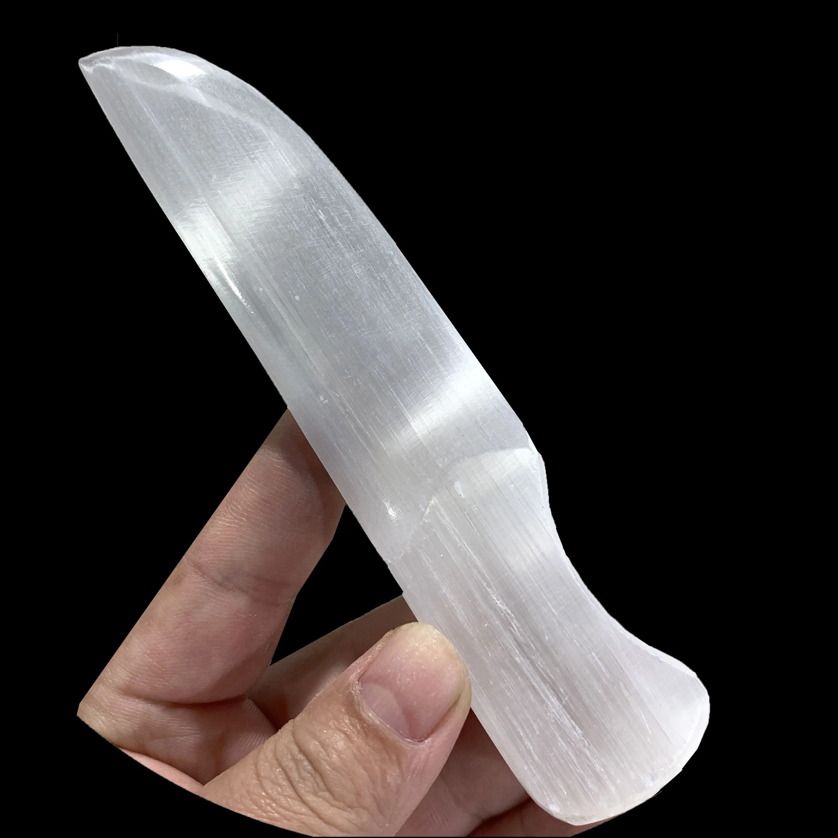 

Hot Sell Natural Selenite Knife Healing Crystal Stone For Home Decor