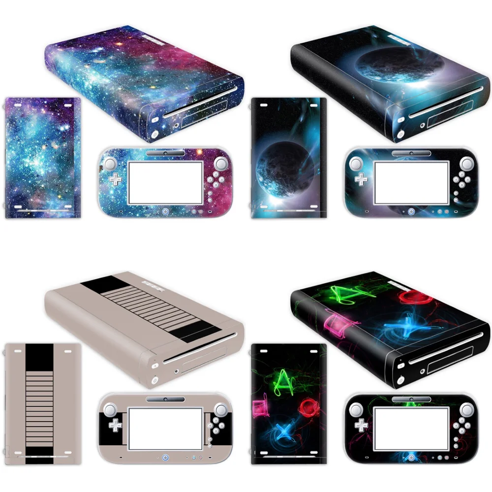 Чехол для консоли W ii U с пультом дистанционного управления стикер Nintendo w u u-кожи