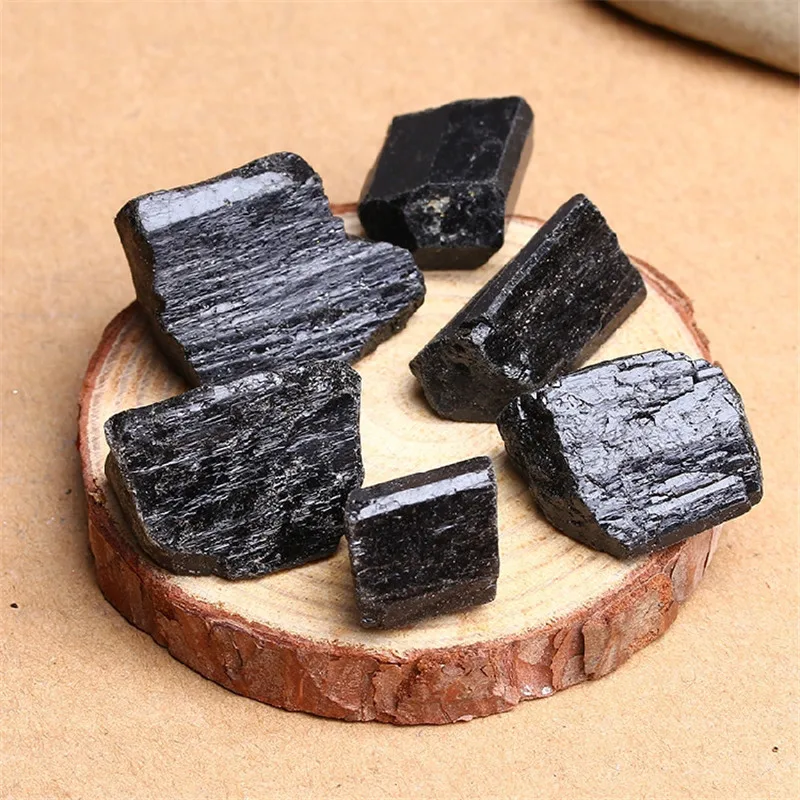 MAGICCOO 100 г/упак. сырой черный хрустальный турмалин натуральные необработанные