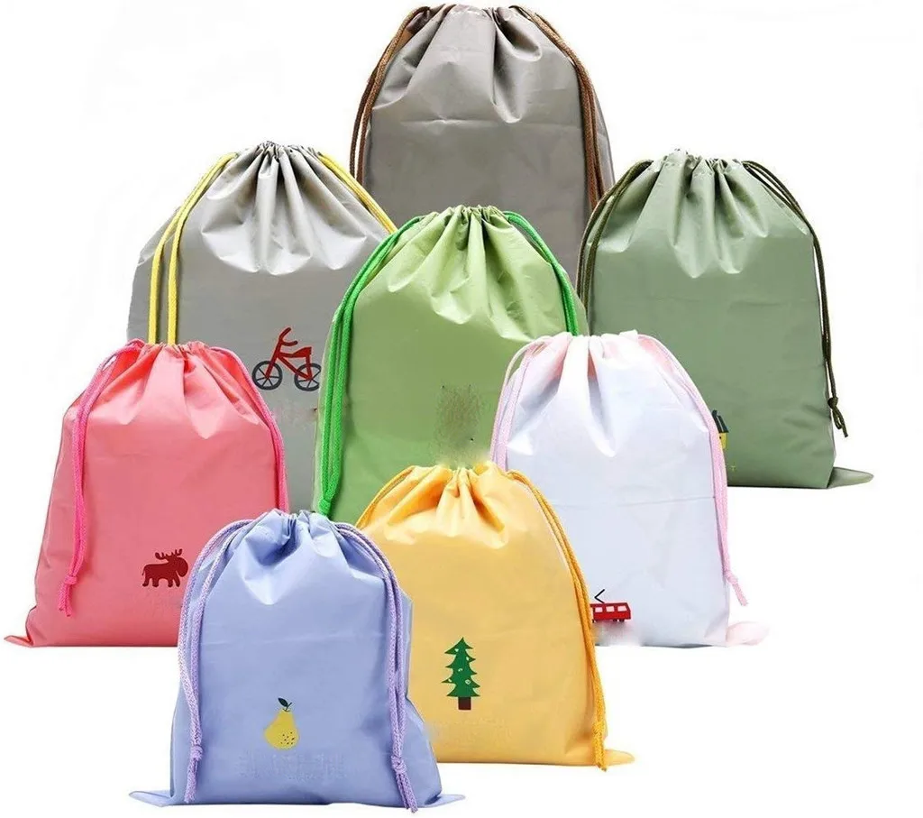 

Creativee Waterproof Storage Bag with Drawstring Storage Bag for Gym Sports Swimming Essential Travel Organizer Laundry Bag