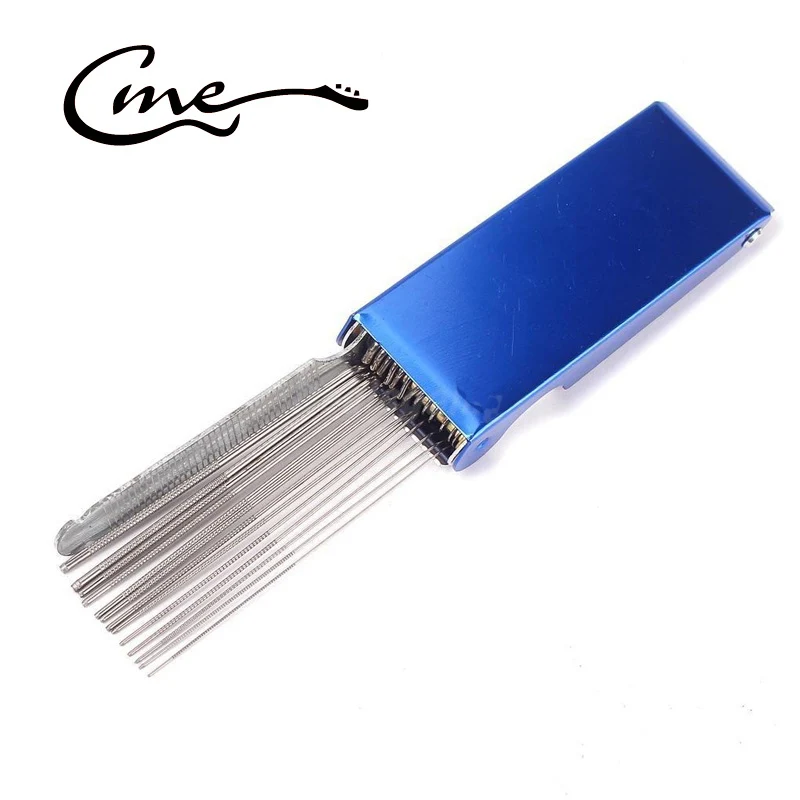 gitarre reparatur werkzeuge box metall lange welle dateien elektrische gitarre bass sattel mit mutter polnischen werkzeuge datei sahstangenslot einr