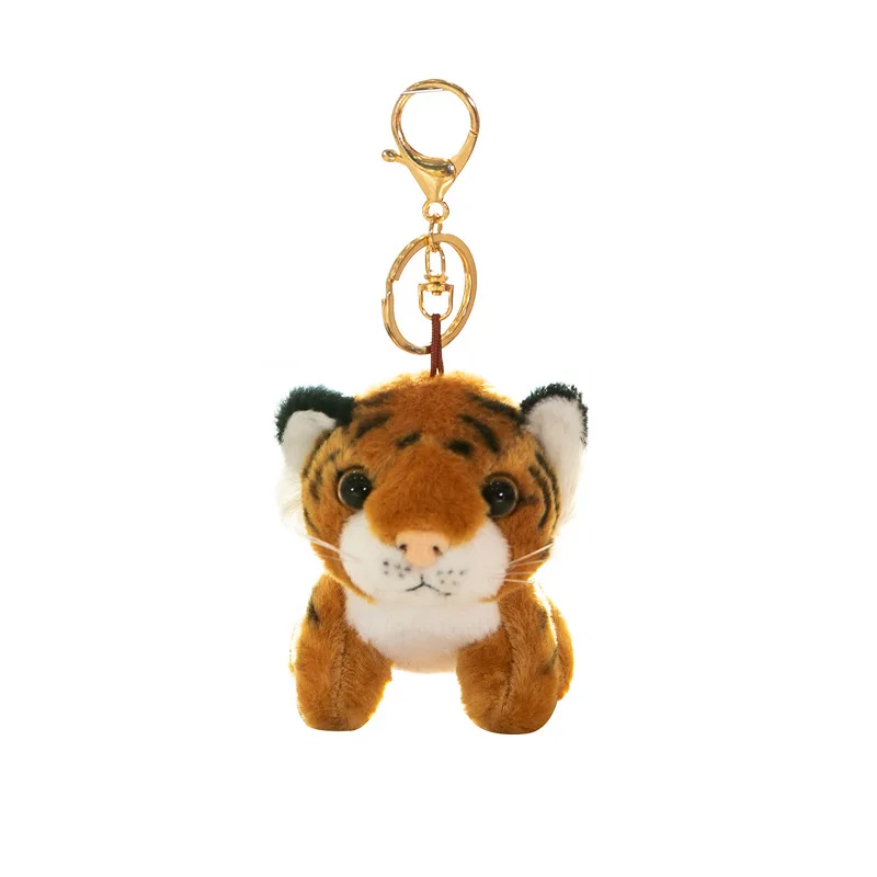 

Cute Plush Animals Keychains Little Tiger Little Panda Key Chain Men's And Women's Car Bags Pendant Accessories Key Ring Gifts