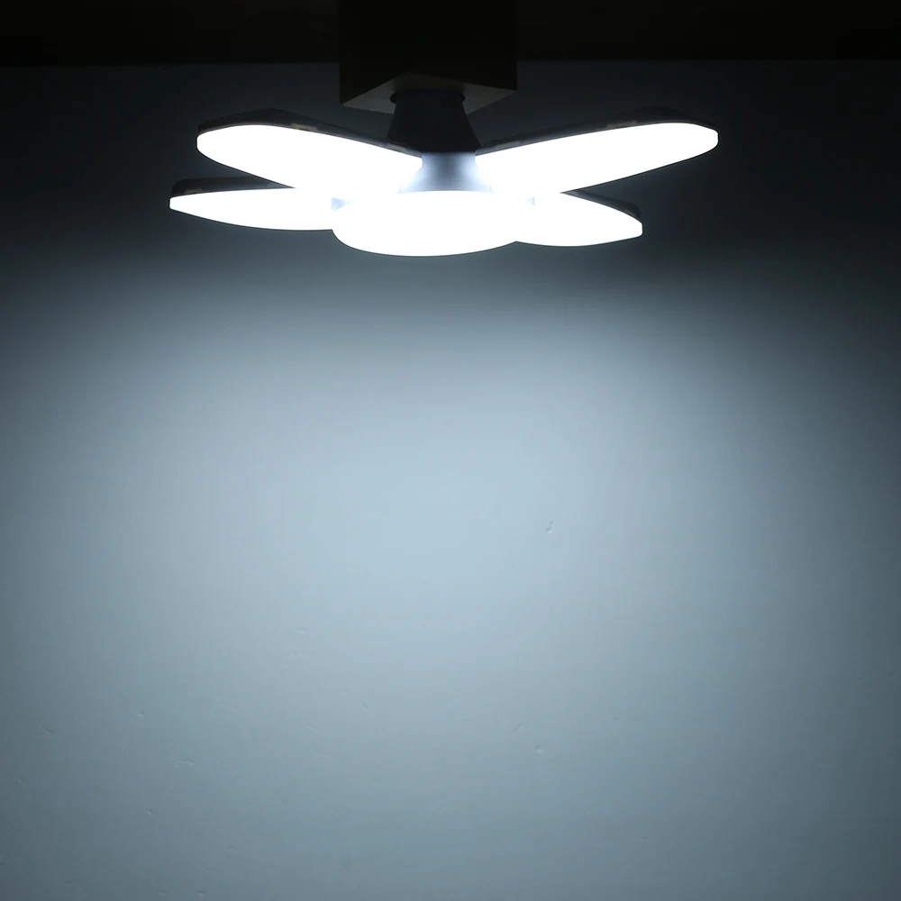 Складной светодиодный подвесной светильник с вентилятором и лезвием 60 Вт s B22 E27