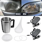 Автомобильный лак для фар, автомобильное стекло, не царапается, фары для автомобилей, ремонт фар, очистка, реставратор, аксессуары для полировального устройства, инструменты