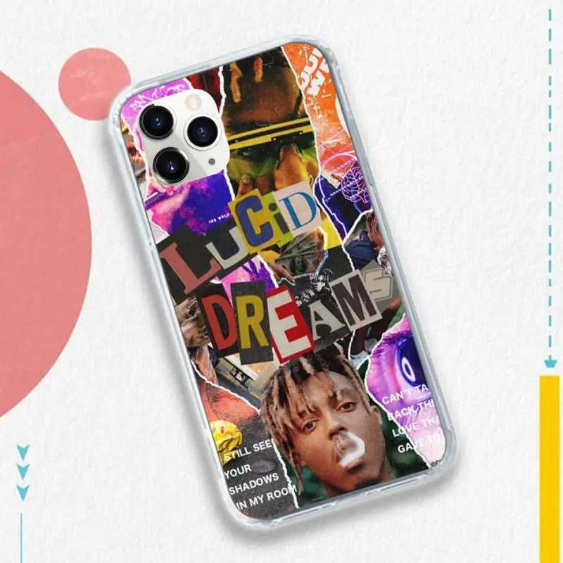 

Juice Wrld Death Race for Love Hop Rap Phone Cases for iPhone 11 12 pro XS MAX 8 7 6 6S Plus X 5S SE 2020 XR