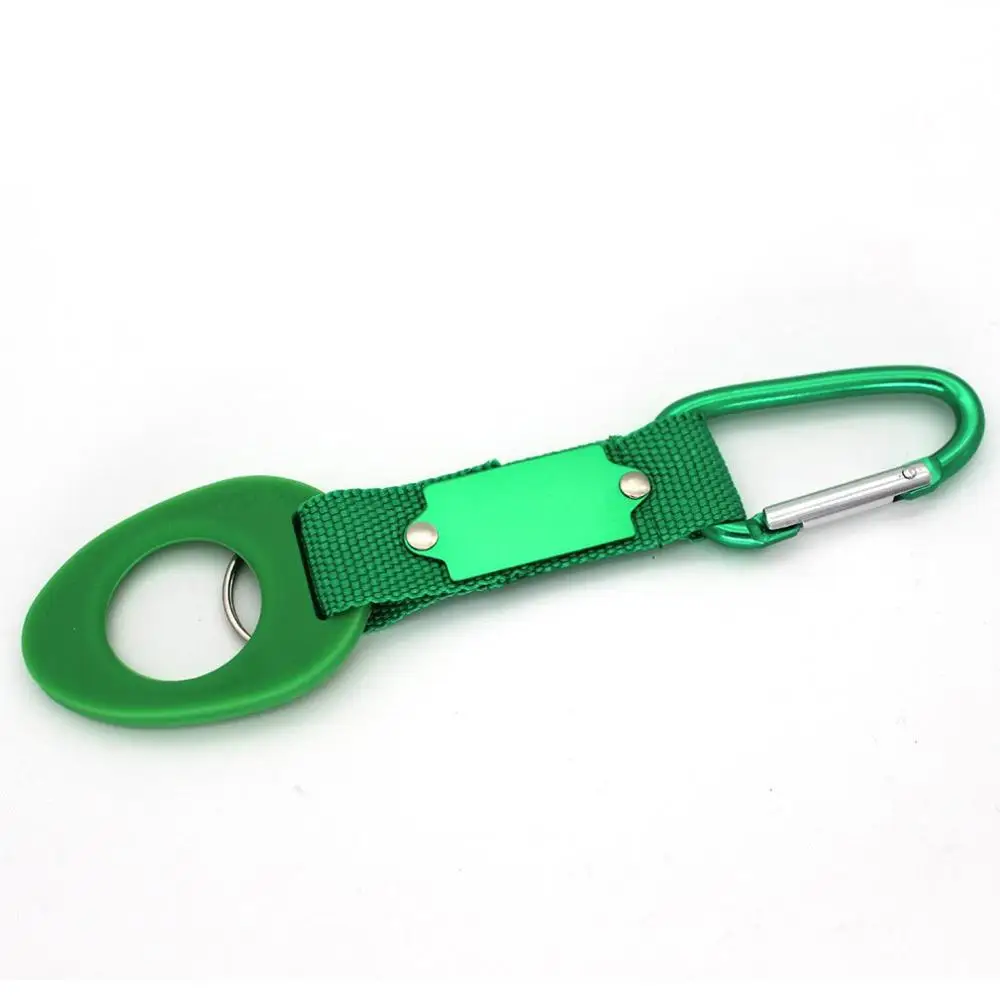

1 Pc New Carabiner Drink Water Bottle Holder Hook Clip Rubber Buckle Carry Camping Hiking High Quality Outdoor Tools Hand Free