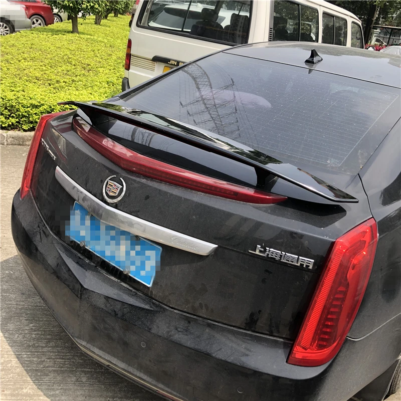 Для Cadillac спойлер ATS 2011-2019 XTS TF ABS Материал автомобильное заднее крыло грунтовка