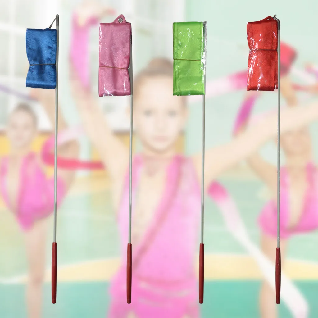 4 шт. цветные ленты для занятий спортом танцевальная лента художественная