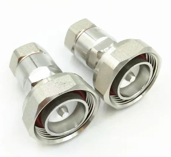 Adapter 7/16 DIN Male Plug Clamp For 1/2 50-12 Corrugated Cable RF Staight Connector wholesale