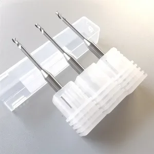 HRC60 торцевая фреза, мини-Концевая фреза с глубоким желобом, микро-диаметр, алюминиевые концевые фрезы, 23 канавки, удлиненный резак с глубоким желобом, инструменты с ЧПУ