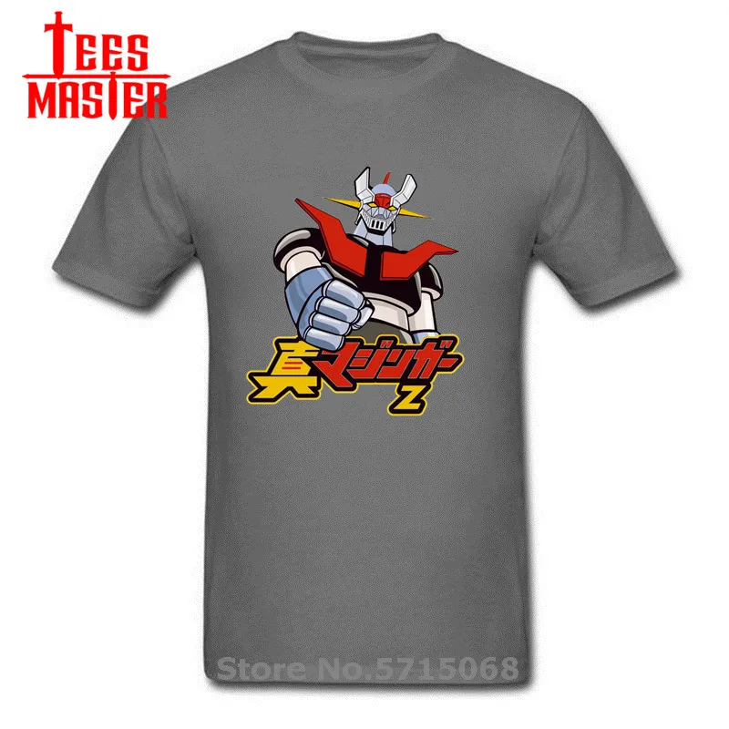Футболка Mazinger Z с японским аниме Мужская мультяшная короткая футболка Infinity