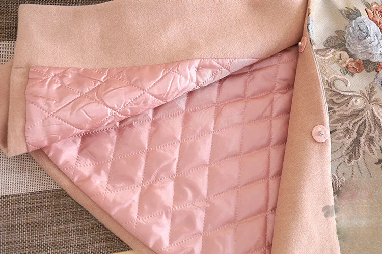 Embro Mill осеннее Женское пальто Топ в китайском стиле ретро жаккард 3/4 рукав