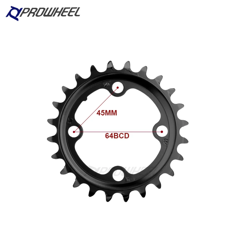 Звездочка для горного велосипеда PROWHEEL 64/96/104 BCD тройная пластина 8 9 10 11 скорость
